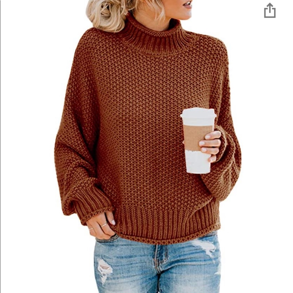 Burgundy Oversized Sweater